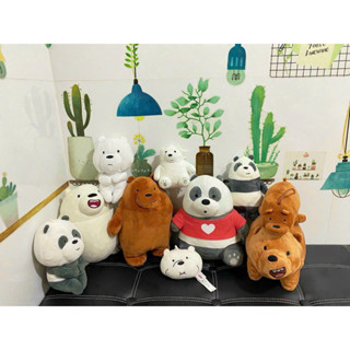 gấu bông we bare bears bộ ba anh em nhà gấu