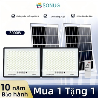 SONUGG-3000W Đèn Năng Lượng Mặt Trời Mua 1 Tặng 1 led Đèn cảm biến ngoài trời đường năng đèn