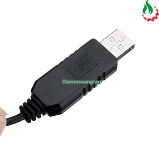 Cáp chuyển đổi Usb 5V sang 5V 9V 12V (Cho Modem Wifi Khi Cúp Điện)