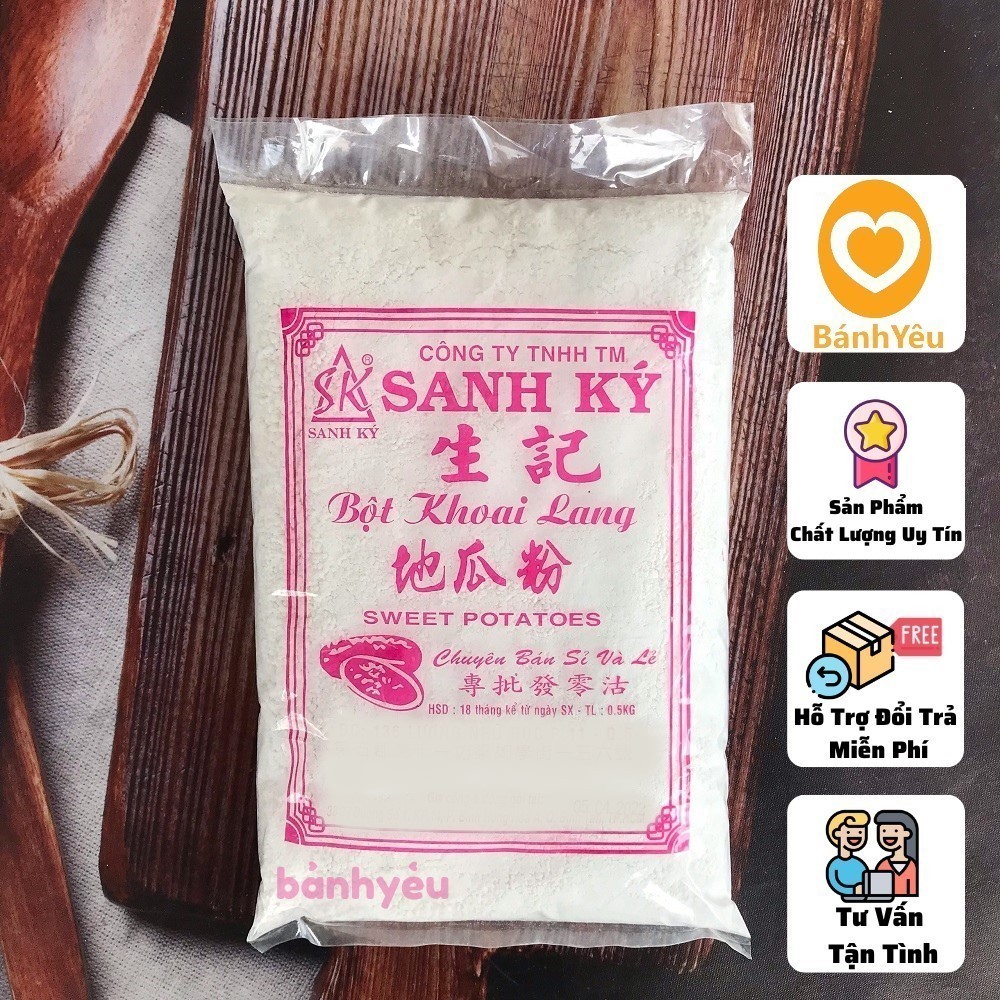 Bột khoai lang Sanh Ký  làm bánh 500g - NL51
