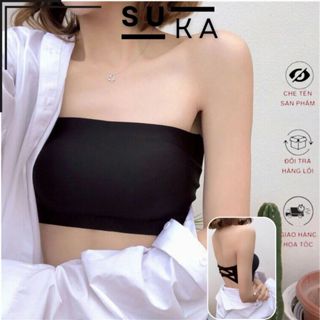  Áo Bra Đúc Su Trơn Không Dây Cài Sau Siêu Mềm Mịn 8883 