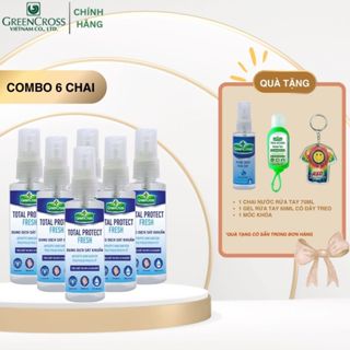 Nước rửa tay kháng khuẩn Green Cross Total Protect 70ml Dạng Xịt