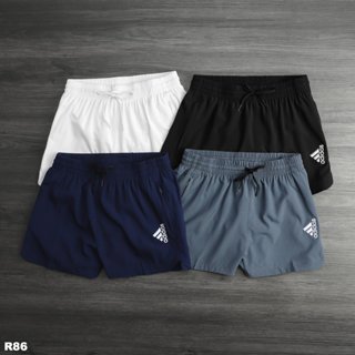 Quần Short Run Chạy Bộ Thể Thao R86 Logo Thêu  - THỜI TRANG NAM VNXK