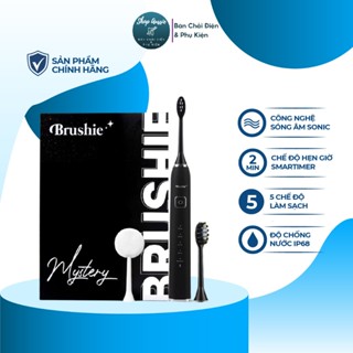  Bàn Chải Điện Brushie Ultra Plus - 5 Chế Độ Làm Sạch Công Nghệ Sóng Âm Sonic Tính Năng Smartimer Thiết Kế Trẻ Trung 