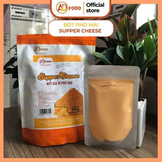 50g-100g bột phô mai Supper Cheese vị mặn nhẹ, béo thơm, chuyên dùng cho các món lắc, chế biến xốt