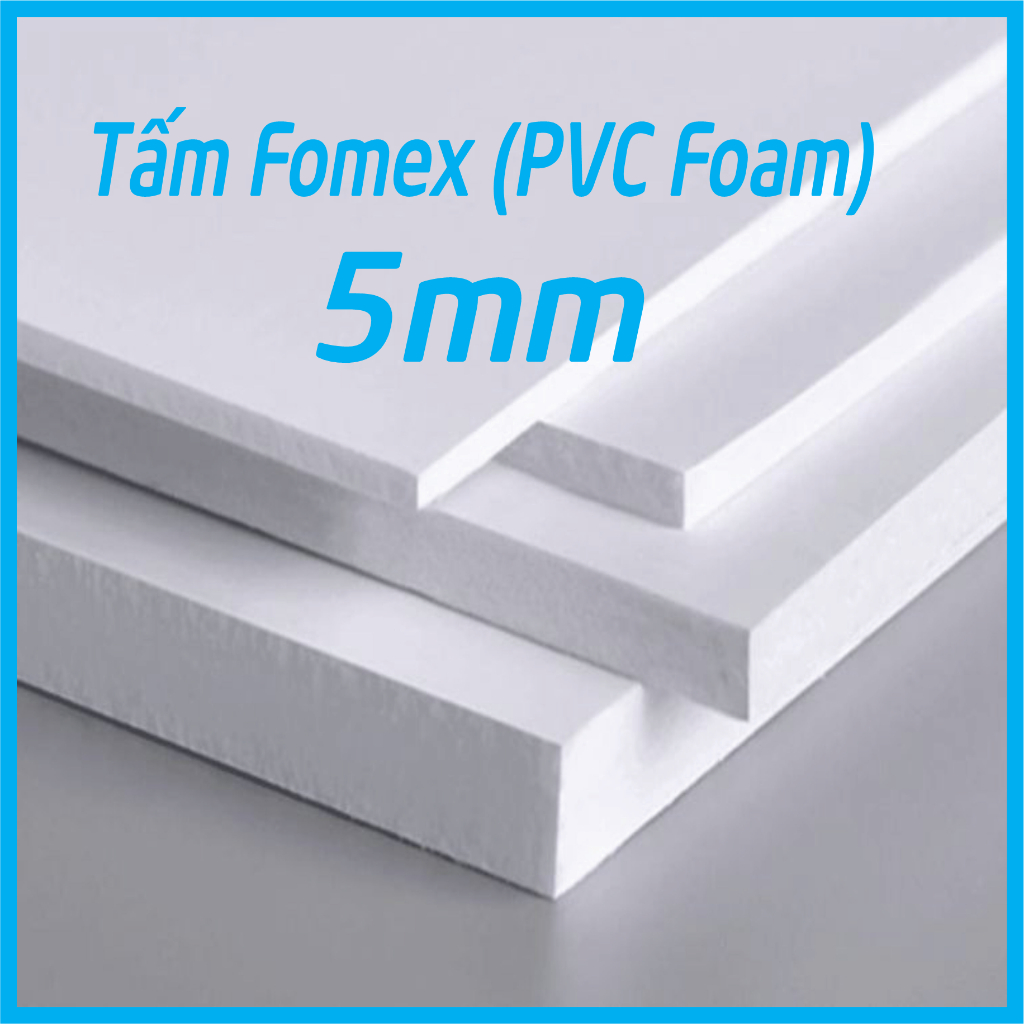 Tấm Fomex 5mm, Bìa Làm Mô Hình, Tấm Formex, Fomex Trắng