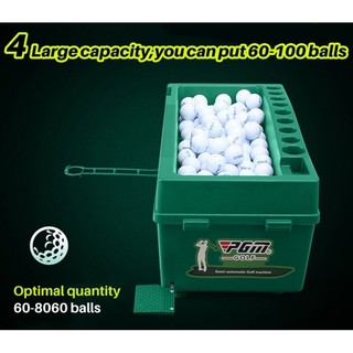MÁY NHẢ BÓNG GOLF TỰ ĐỘNG PGM JQ012 – Chứa 100 Bóng, Hỗ Trợ Luyện Tập Hiệu Quả