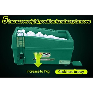 MÁY NHẢ BÓNG GOLF TỰ ĐỘNG PGM JQ012 – Chứa 100 Bóng, Hỗ Trợ Luyện Tập Hiệu Quả