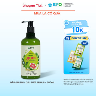 Dầu Gội Bưởi Dưỡng Tóc Tinh Dầu Bưởi Mọc Tóc Phục Hồi Tóc BFO Behair 500ml