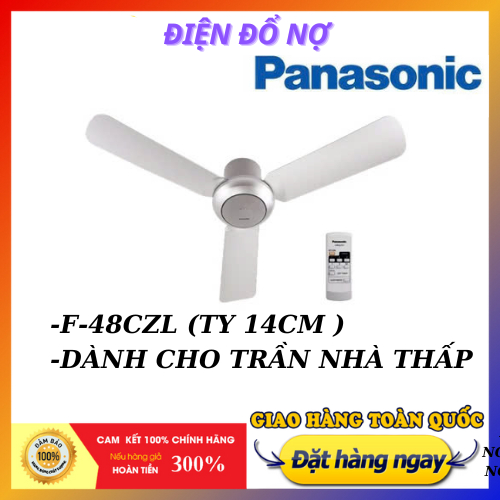 Quạt Trần 3 Cánh Chính Hãng Panasonic(F-48CZL)_Đường kính Cánh 120cm_ti 14cm