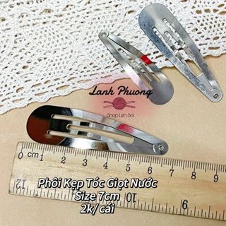 Phôi Làm Kẹp Elip/ Giọt Nước / Chữ Nhật  (10 cái)