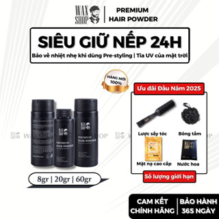 Bột tạo phồng tóc nam Premium Hair Powder chính hãng khả năng giữ nếp, hút dầu tóc tốt - Waxshop C1