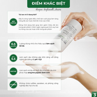 Bột rửa mặt Dr Pluscell ENZYME POWDER WASH 50g