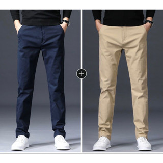 Quần KAKI Chinos Nam Dài Trơn, Form Slimfit, Vải Cotton Co Giãn 4 Chiều WOW MEN - KK088