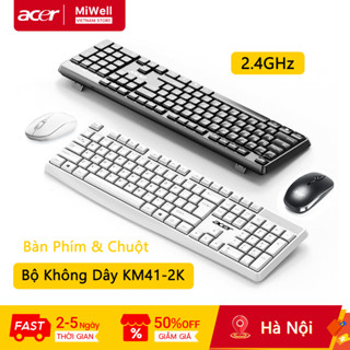 ACER Bộ Bàn Phím Và Chuột Không Dây KM41-2K 2.4G Siêu Mỏng Chống Văng Dành Cho Máy Tính / Notebook
