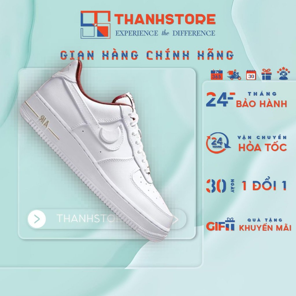[CHÍNH HÃNG] Giày thể thao nam nữ trắng giày AIR FORCE 1 LOW JUST DO IT 'HANGTAG' – NAJDIH