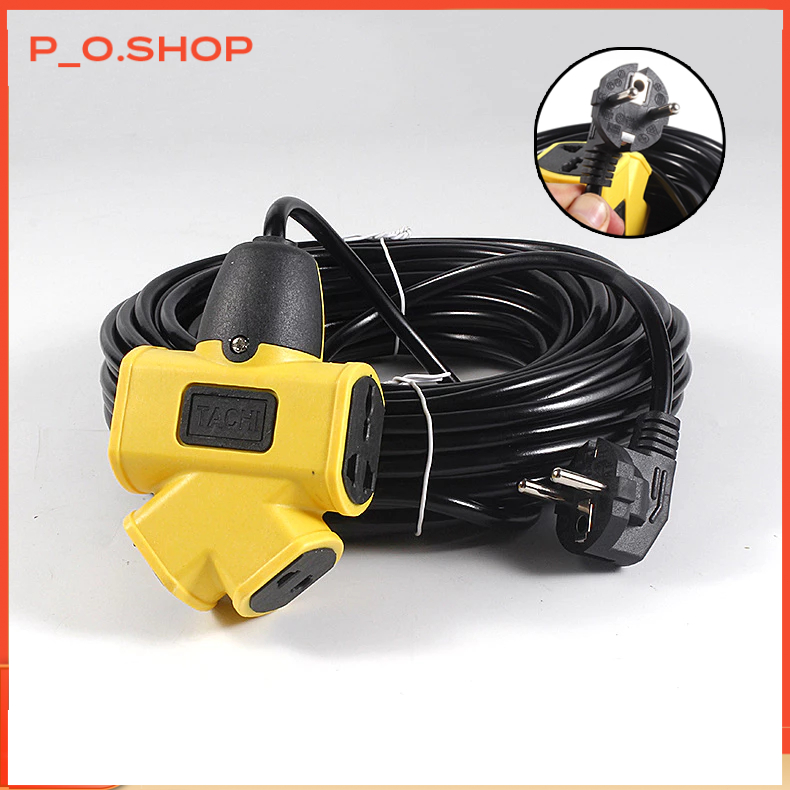 【🔥Rẻ】Cuộn Dây Điện Dài 30M Kèm Ổ Cắm, Phích Cắm Đúc Chịu Lực Cao Đa Năng Tiện Lợi Dài, Dây Cấp Nguồn
