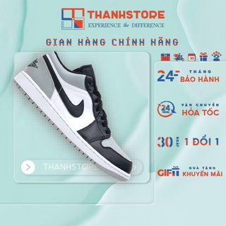   CHÍNH HÃNG  Giày thể thao nam nữ trắng xám giày AIR JORDAN 1 LOW ‘SHADOW TOE’ - NAJST  2  