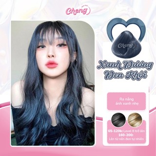  Thuốc Nhuộm Tóc Màu XANH DƯƠNG ĐEN KHÓI Xanh Đen Khói Không Tẩy | Chenglovehair Chenglovehairs 