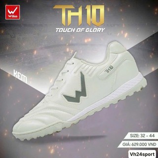 Giày Đá Bóng Wika TH10 Chính Hãng, Giày Đá Banh Sân Cỏ Nhân Tạo Tuấn Hải TH10[ TẶNG TẤT]