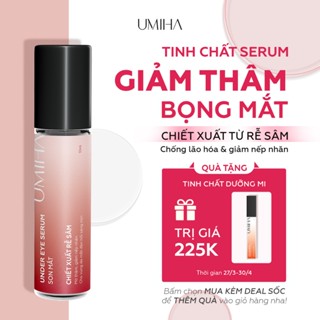 Tinh chất serum mắt chống lão hóa giảm thâm bọng mắt, giảm nếp nhăn chiết xuất rễ sâm UMIHA 10ml