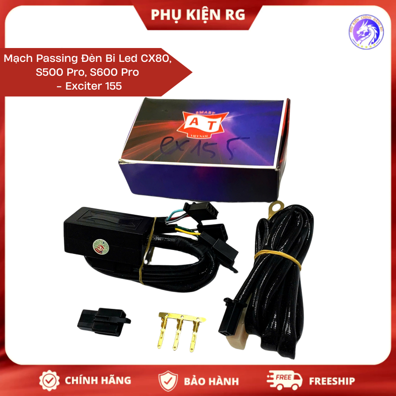 Mạch Passing Đèn Bi Led CX80, S500 Pro, S600 Pro...Xe Exciter 155 Chỉnh Được Tốc Độ Passing