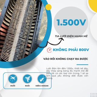 Đèn bắt muỗi CON DƠI - HATACA model CN02