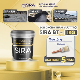   1KG  Sơn Chống Thấm Bể Cá Sira BT - Chống thấm Vượt Trội Hồ Cá Bể Nước Sàn Vệ Sinh Trần Nhà Chống Thấm Âm Hiệu Qủa 