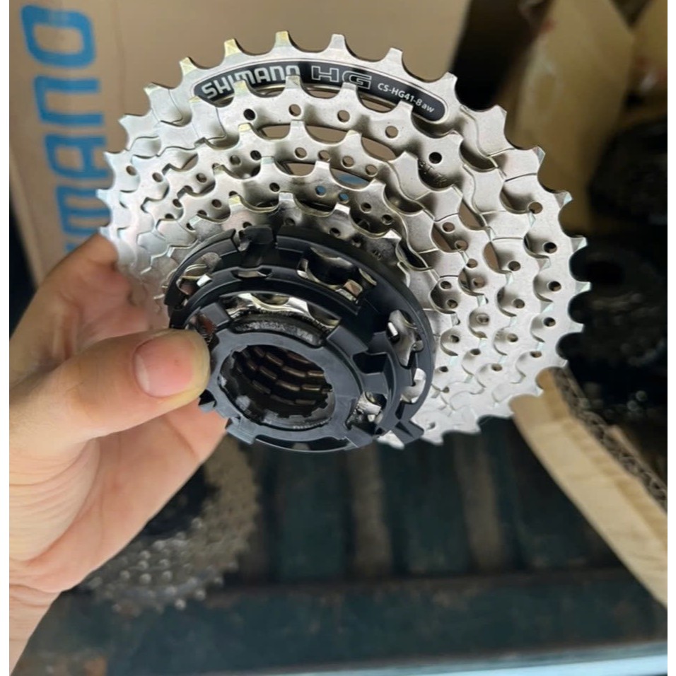 Líp thả xe đạp 8 tầng - Líp thả Shimano CS-HG41 8 Speed - Chính hãng