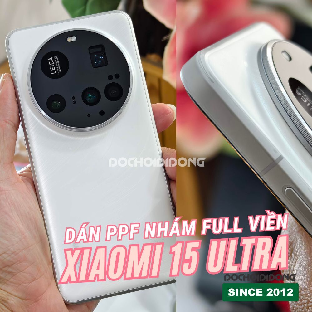 Miếng dán PPF xiao-mi 15 Pro Ultra bóng, nhám chống trầy