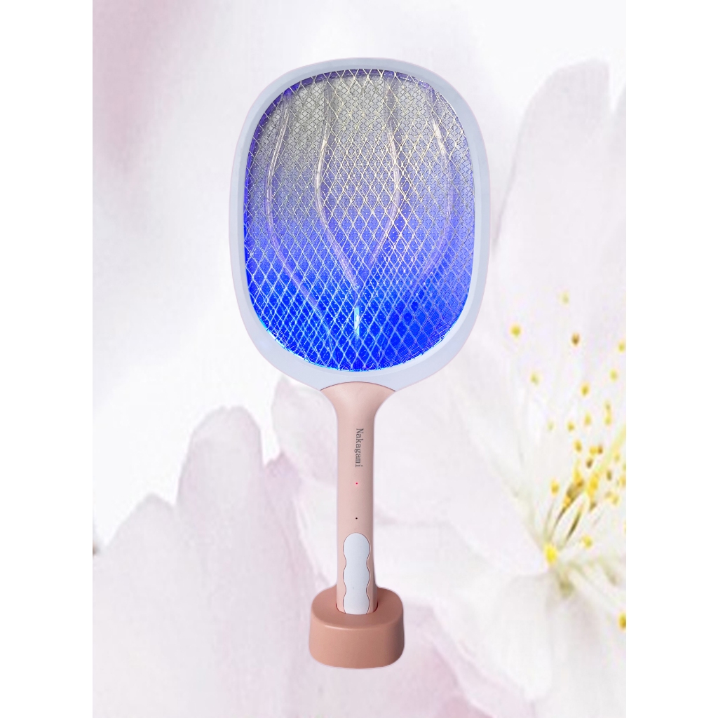 Vợt Muỗi NAKAGAMI 3 trong 1 – Vợt muỗi thông mình, 2 chế độ AC va DC, trang bị Pin Lithium