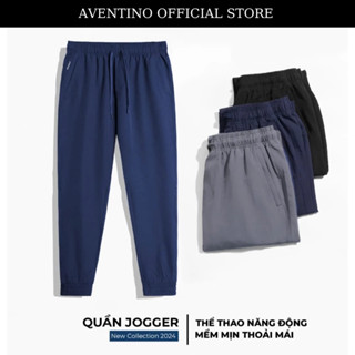 Quần Dài Nam Thể Thao Ống Suông Vải Gió Thể Thao Co Giãn Cực Tốt,Không Nhăn Nhàu,Thoải Mái Vận Động Aventino D8