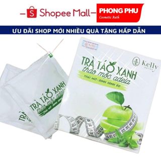 (che tên) trà táo xanh adela kelly detox hộp 12 gói date 2027