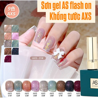  Sơn gel AS flash on mã AXS chính hãng chai vuông dung tích 15ml 