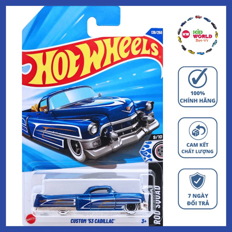 Xe mô hình Hot Wheels basic Custom '53 Cadillac HYY78.
