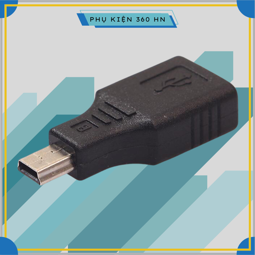 Đầu OTG chuyển đổi Mini USB to USB