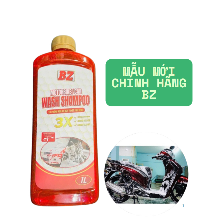 [Chiết từ can 20L] Xà bông rửa xe bz có chiết lẻ, Nước rửa xe bz chính hãng