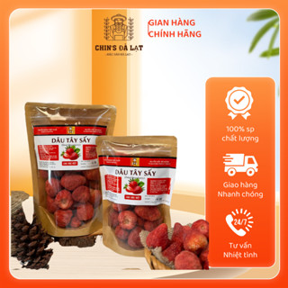 DÂU TÂY SẤY GIÒN ĐẶC SẢN CHINH ĐÀ LẠT - loại chua ngọt giòn, xốp, ngọt nhẹ, chua chua, cực thơm