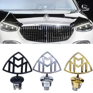 Logo Nắp Capo Xe Mecerdes - Benz, Logo Maybach Gắn Đầu Xe Ô Tô - Tem Dán Xe 3D Kim Loại Trang Trí [Hàng Loại Tốt]