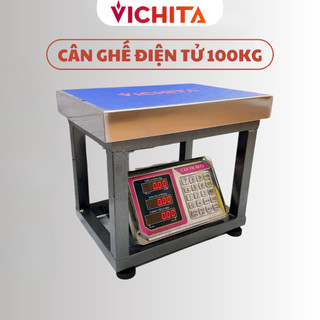 [Cân Ghế VICHITA - 100KG] Cân bàn chân ghế điện tử độ chính xác cao - Chính hãng VICHITA bảo hành 1 năm