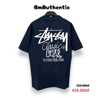 [HIGH QUALITY] Áo Thun Stussy CLASSIC GEAR TEE PIGMENT DYED Cotton Cao Cấp Form Rộng - BM Authentic