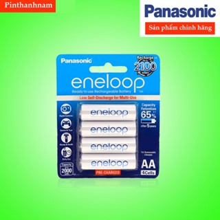 Pin Sạc AA Eneloop Panasonic 2000mAh Vỉ 4 Viên Chính Hãng -Tặng Kèm Hộp Đựng Pin Trắng