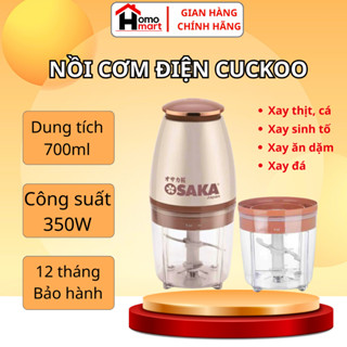 Máy Xay Đa Năng Osaka Nhật Bản - Máy Xay Sinh Tố, Xay Thịt Cao Cấp-Lưỡi Dao Lớn Không Gỉ BH 12 THÁNG