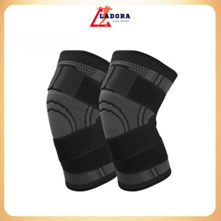 ( CÓ ĐAI ) Bó Gối Có Đai Bảo Vệ Đầu Gối Chơi Đá Bóng Bóng Rổ Bóng Chuyền Băng Đầu Gối Tập Gym Chạy Bộ LADO 02