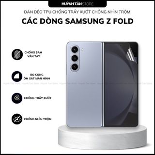 Miếng dán màn hình ppf chống nhìn trộm samsung z fold 6 5 4 3 dẻo TPU 3 lớp chống trầy xước
