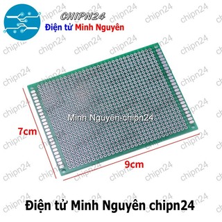 Testboard 2 mặt thủy tinh (Board đồng đục lỗ PCB, Testboard cắm hàn 5x7cm/7x9cm/9x15cm/12x18cm) - [Chọn Loại]