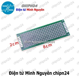 Testboard 2 mặt thủy tinh (Board đồng đục lỗ PCB, Testboard cắm hàn 5x7cm/7x9cm/9x15cm/12x18cm) - [Chọn Loại]