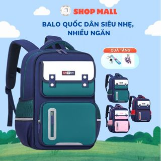 Balo Saierna Chống Gù Cao Cấp Cho Học Sinh Tiểu Học, Cặp Nhiều Ngăn, Chống Nước NHU Y SHOP - BLSA