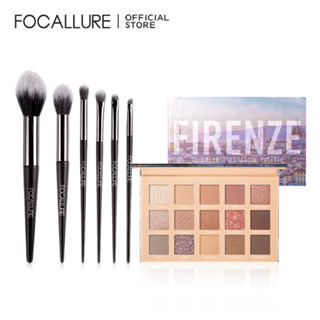 [Võ Hà Linh x Focallure] COMBO gồm có bảng phấn mắt 15 ô + bộ cọ trang điểm 6 cây 203g