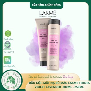 DẦU GỘI VÀ MẶT NẠ BỔ SUNG HẠT MÀU TÍM LAKME TEKNIA VIOLET LAVENDER 300ML - 250ml - 1000ML